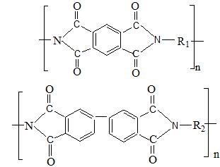 均苯型和联苯型聚酰亚胺结构通式