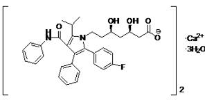 阿托伐他汀钙的化学结构