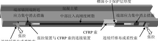 嵌入式 CFRP 筋加固结构全貌图