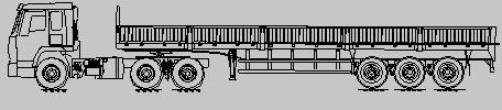 半挂车示意图