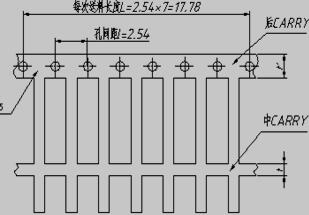 7支端子料带