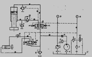 常见的大型液压系统原理图