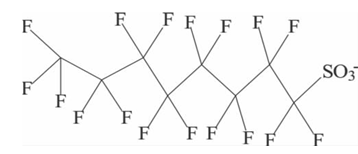 PFOS的结构式