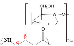 壳聚糖分子结构图