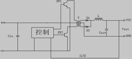 推挽式拓扑结构图